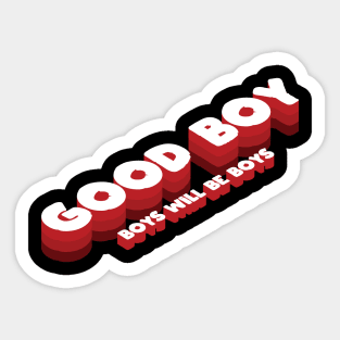 Good Boy Sticker